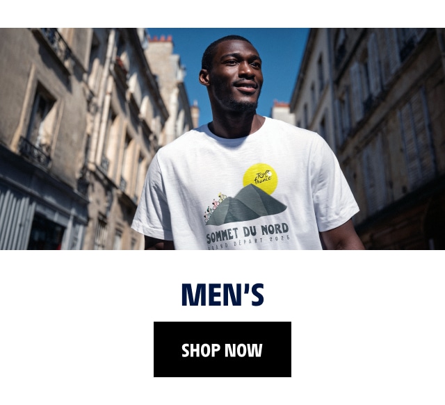 Tour de France T-Shirt Parcours 2025 - Collection Officielle Cyclisme - Taille Homme S